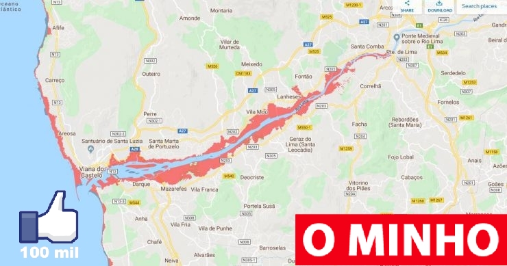 40+ Minho Mapa De Portugal Norte Pictures