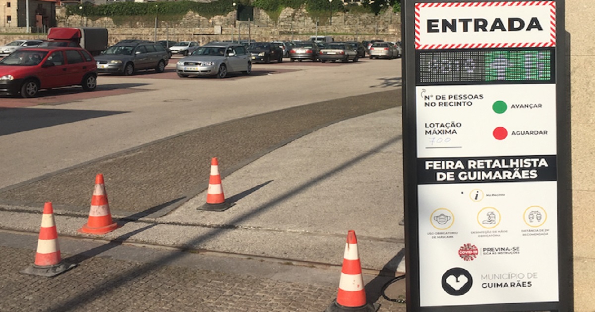 Feira de guimarães reabre sexta-feira com semáforos para controlar entradas