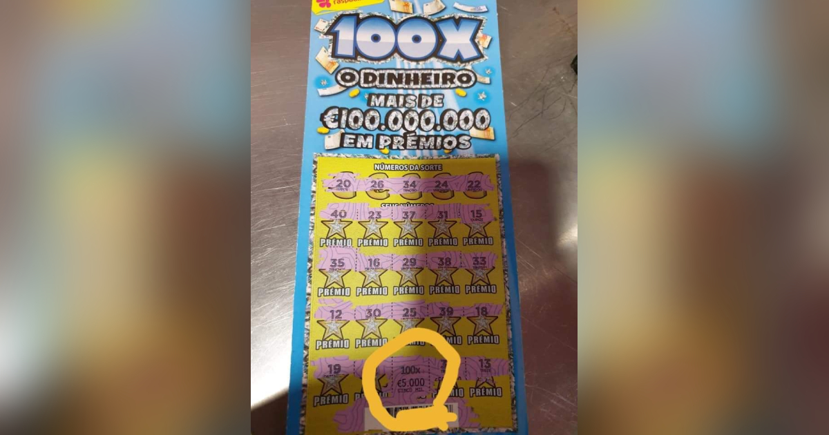 Recém-viúva ganha meio milhão de euros na raspadinha em viana do castelo