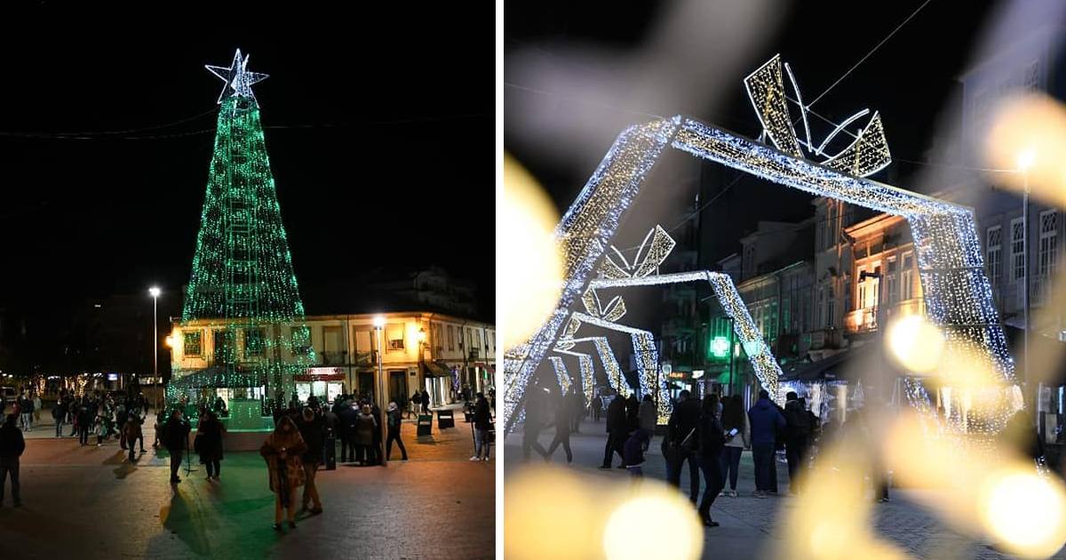Famalicão já está iluminada para o natal