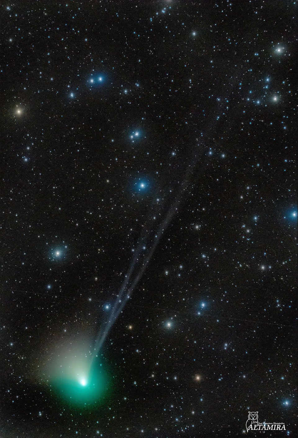 El cometa verde (visible desde Minho) es la imagen del día de la NASA