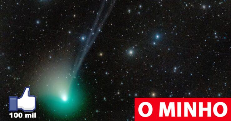 El cometa verde (que será visible desde Minho) es la imagen del día para la NASA