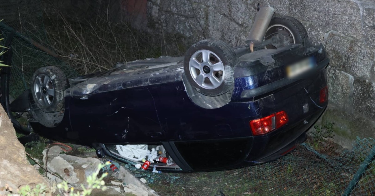 Jovem de 26 anos em estado grave após acidente em guimarães