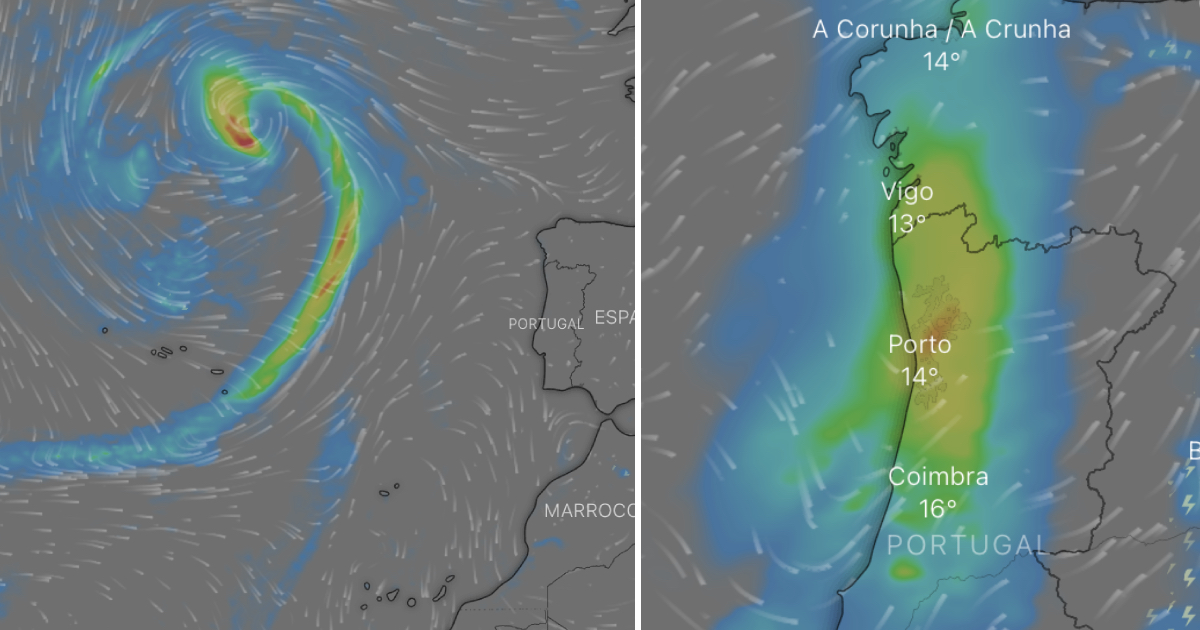 Frente atlântica vai descarregar no minho na sexta-feira (mas depois são sete dias de sol)