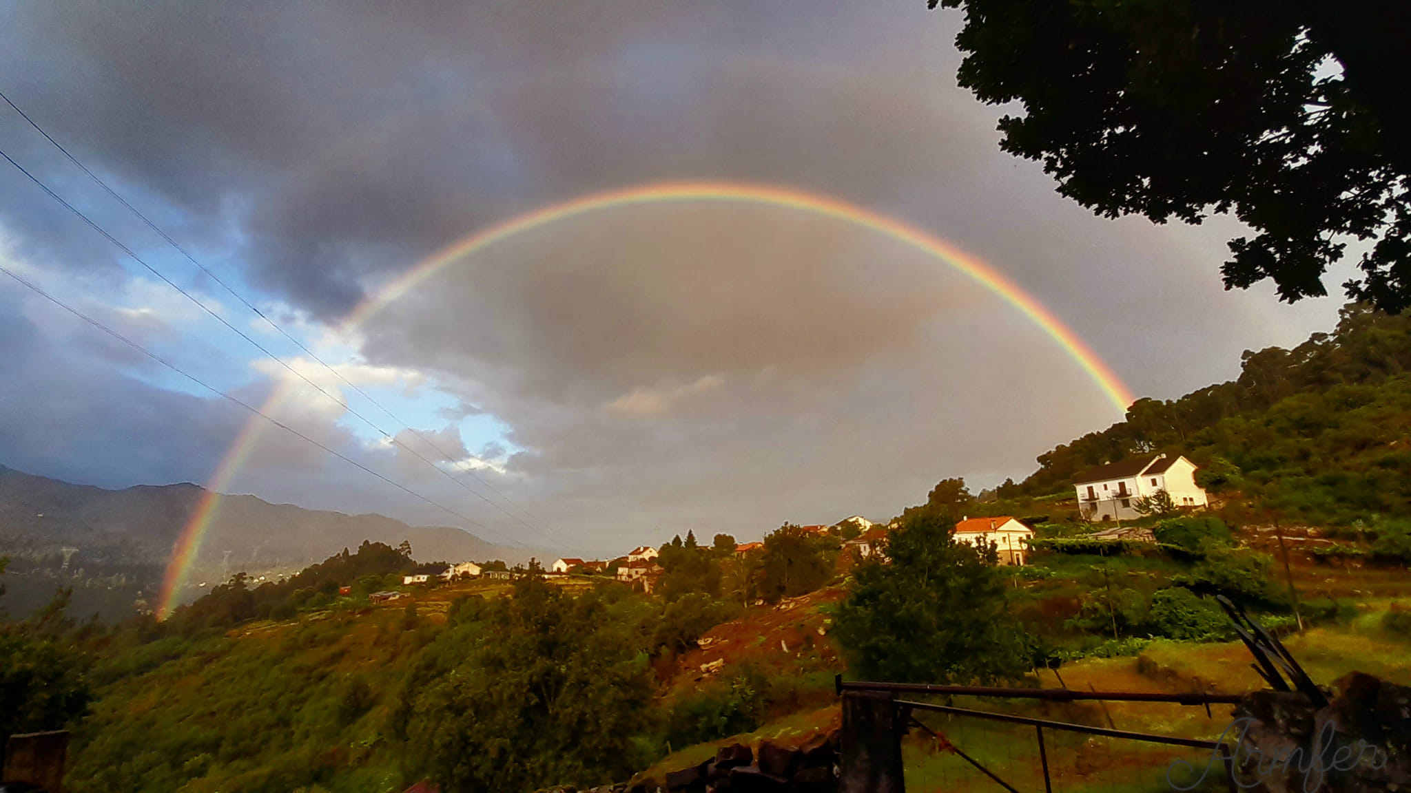 Arco-íris deslumbrou no soajo