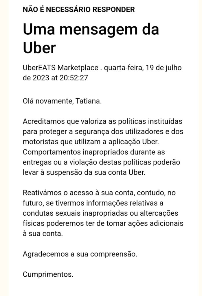 Braga: estafeta da uber eats espanca cliente por ter ido à porta em tronco nu 9 Braga: estafeta da uber eats espanca cliente por ter ido à porta em tronco nu