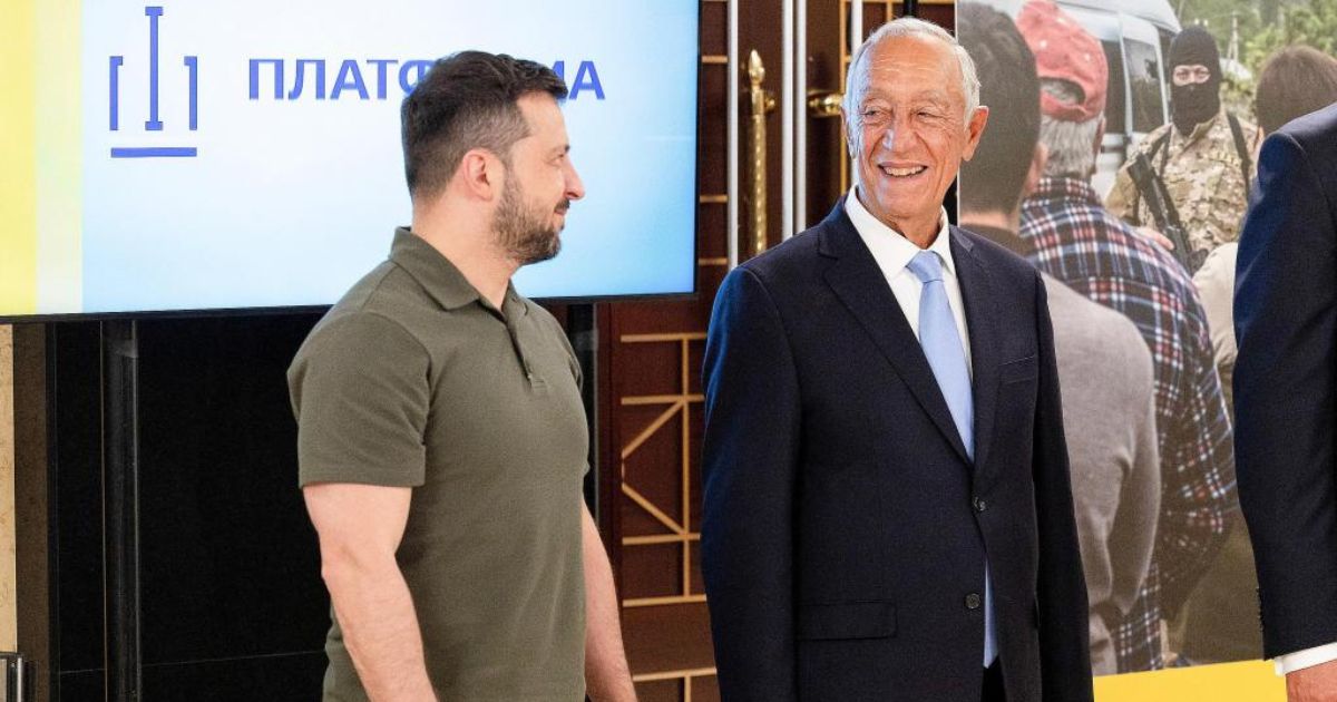 Zelensky diz que portugal tem voz política importante