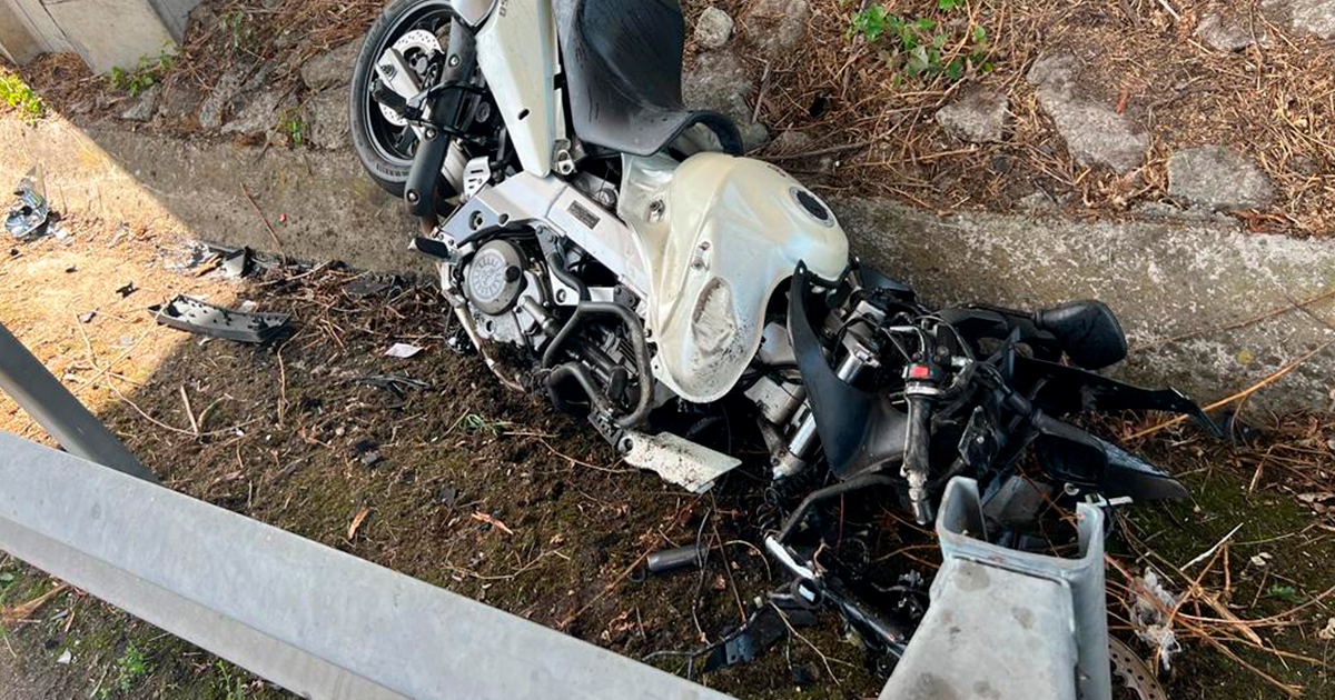 Homem de 36 anos morre em colisão entre duas motas e carro na A3