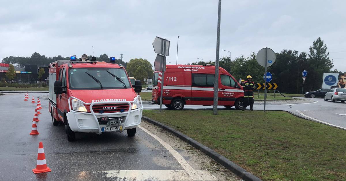 Escapa ilesa em despiste na estrada que liga braga a monção