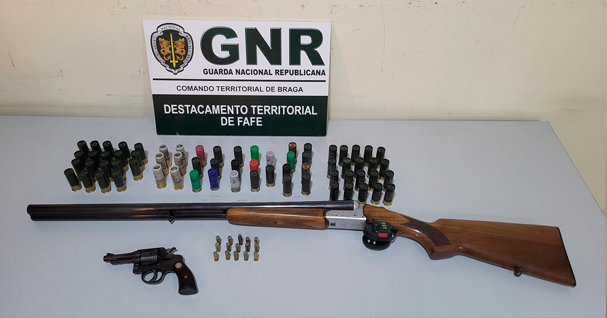 Cabeceiras de basto: ameaçou que ia usar arma e gnr apreendeu-a