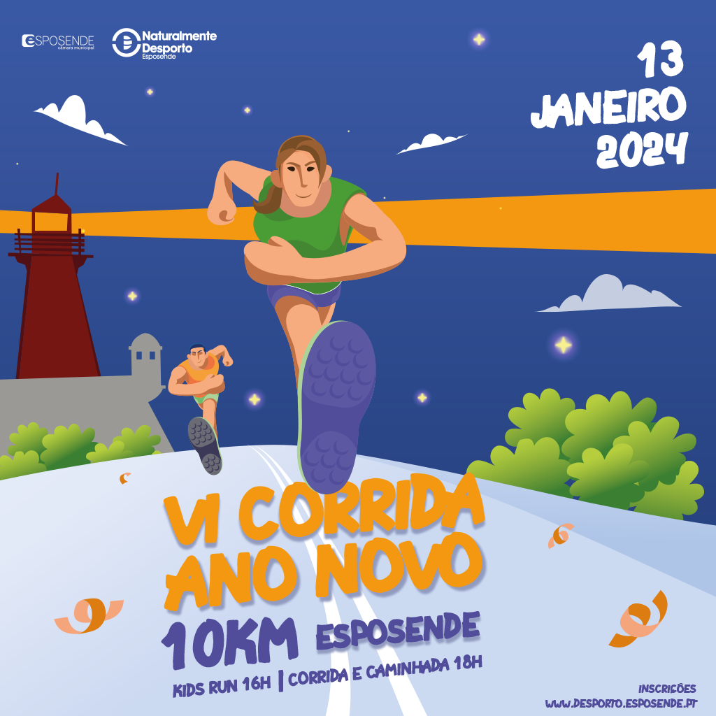 Corrida de Ano Novo em Esposende