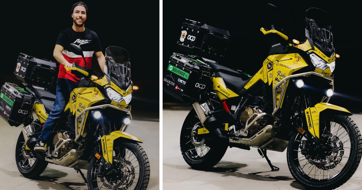 Motard parte de barcelos para dar a volta ao mundo