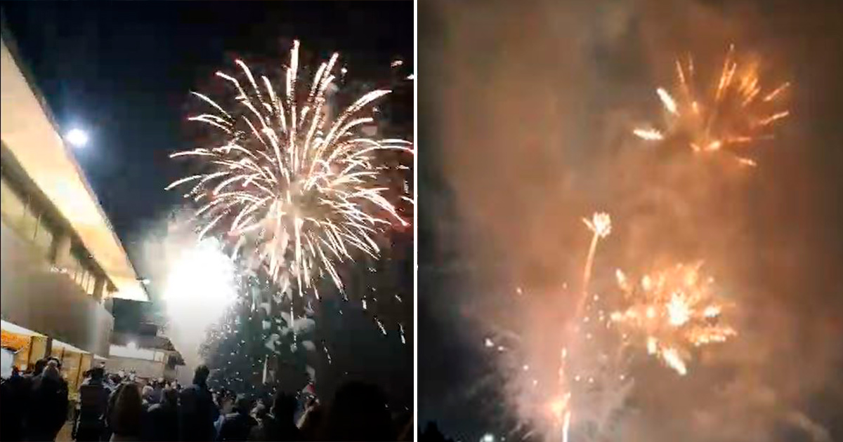 Foi assim o fogo-de-artifício de fim de ano em viana