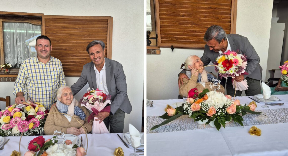 Vieira do minho: silvina fez 100 anos e nem o presidente da câmara faltou à festa