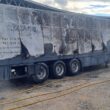 Camião-palco de orquestra de arcos de valdevez arde por completo na galiza