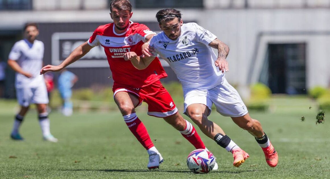 Vitória sc vence middlesbrough na conclusão do estágio de pré-época