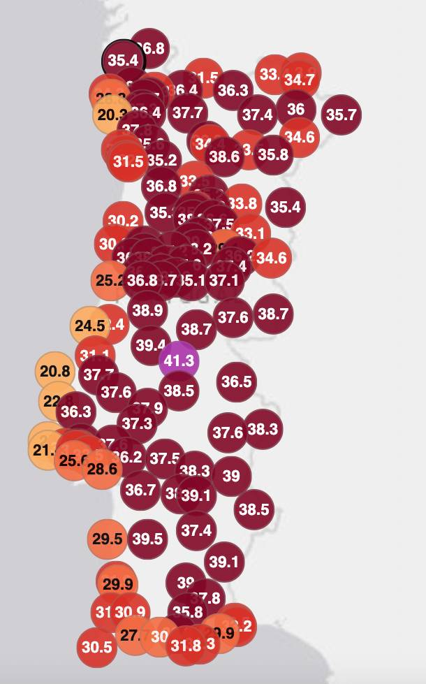 Esposende é hoje o lugar mais fresco em portugal 6 Esposende é hoje o lugar mais fresco em portugal