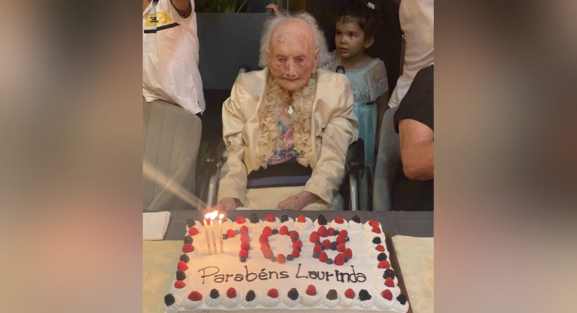 Laurinda correia, a mulher mais velha de ponte de lima, festeja 108 anos