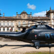 Helicóptero aterrou à porta de palácio em monção