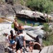 Gerês: enquanto as obras não começam, centenas continuam a refrescar-se na "cascata do tahiti"