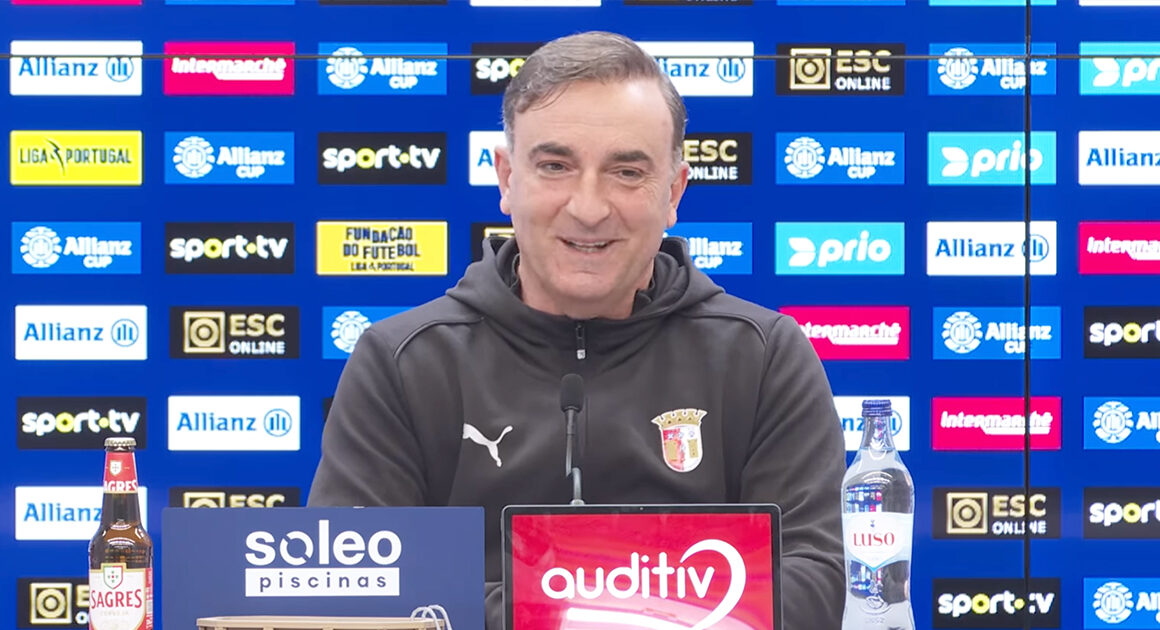 Carvalhal diz que vai ao são bentinho a pé se o braga conquistar a taça da liga
