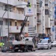 Semáforos derrubados em colisão no centro de braga já estão a ser reparados