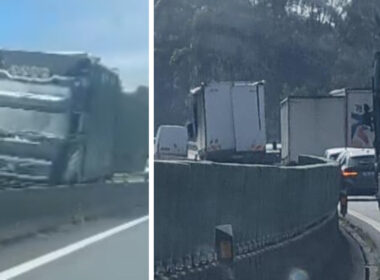 Despiste de camião condiciona a28 em esposende
