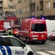 Automóvel a arder numa garagem em braga isola quarteirão