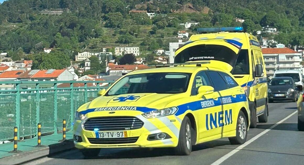 Rapariga de 17 anos em estado grave após ser atropelada na ponte eiffel em viana. Condutor fugiu