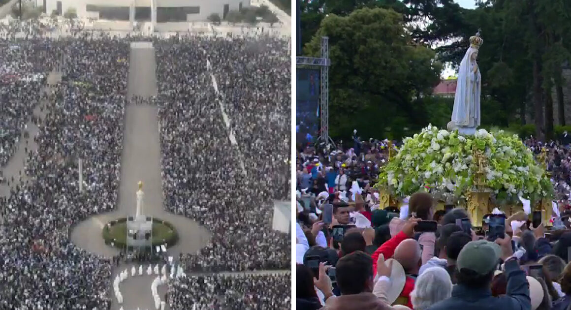 200 mil peregrinos na missa em fátima
