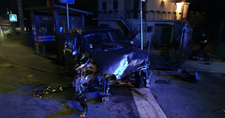 Choque em cadeia provoca dois feridos em amares