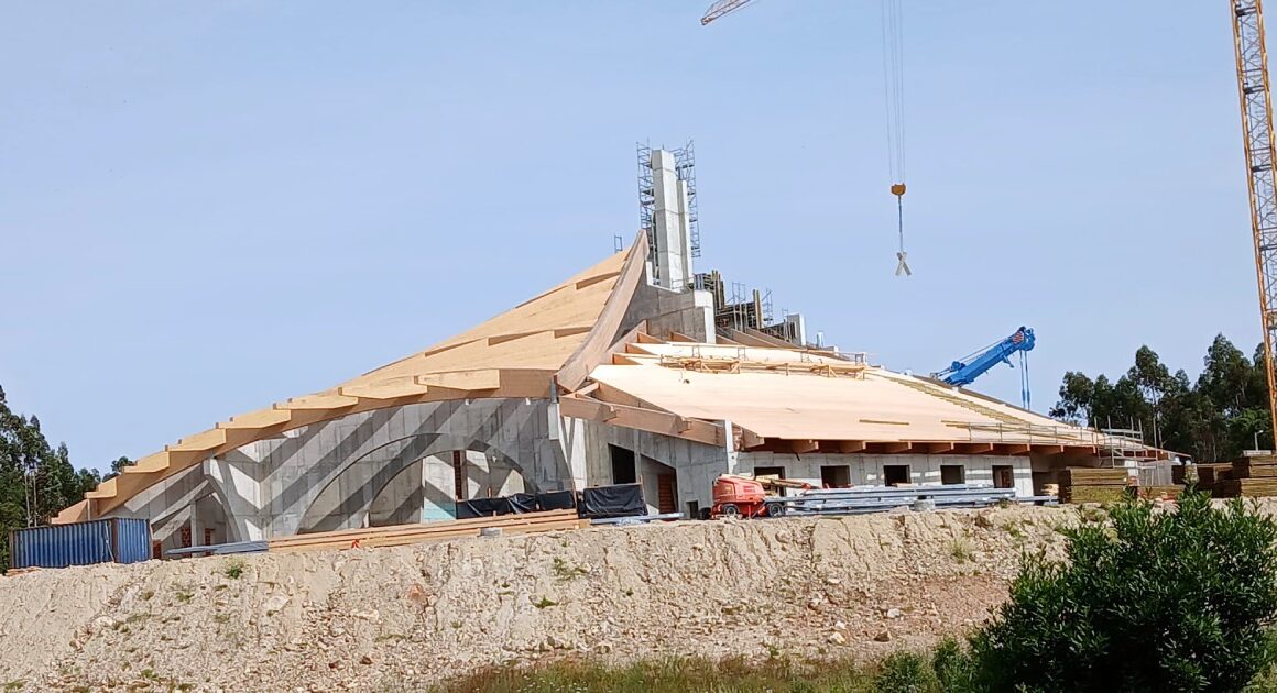 Está a ficar pronto o novo santuário da beata alexandrina de balazar