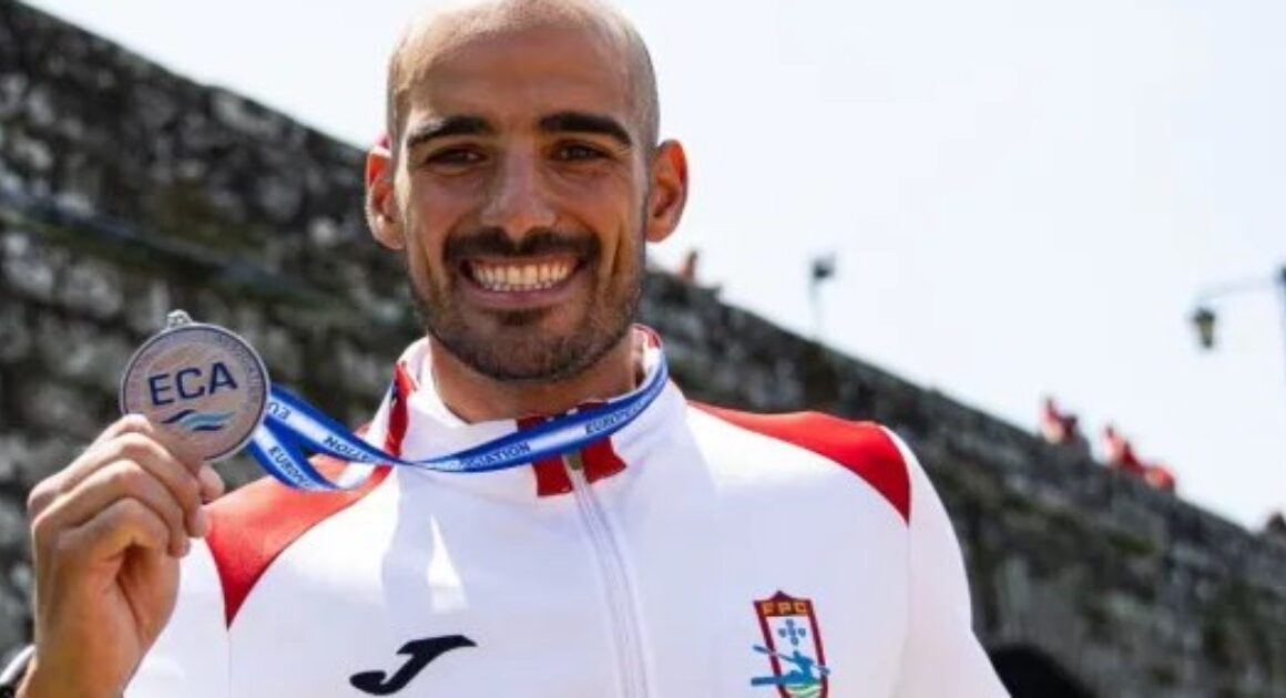 É de ponte de lima, bombeiro em viana e acaba de se sagrar vice-campeão da europa de maratonas