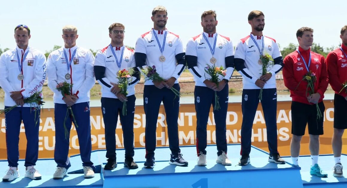 João ribeiro campeão da europa em k4 500