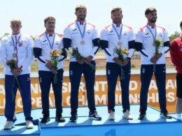 João ribeiro campeão da europa em k4 500