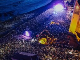 A marginal de vila do conde ontem estava assim