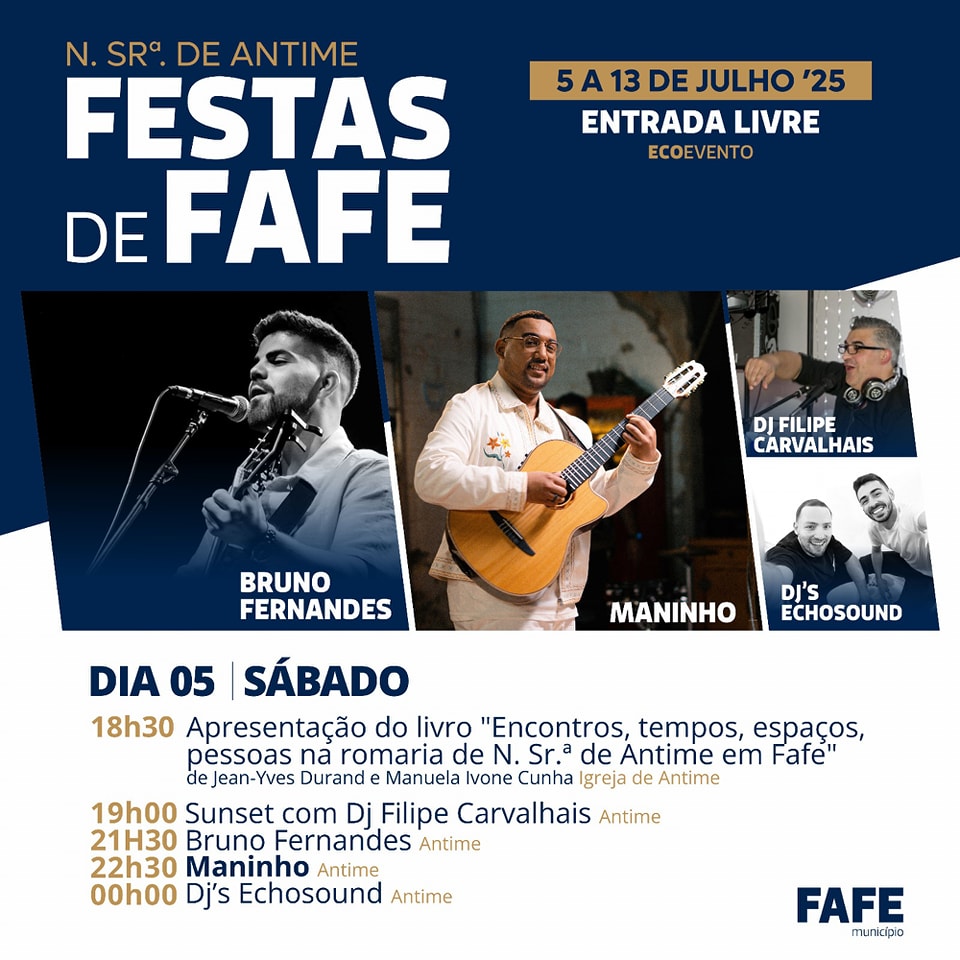 Eis o cartaz das festas de fafe 6 Eis o cartaz das festas de fafe