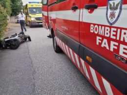 Homem despista-se de scooter em fafe