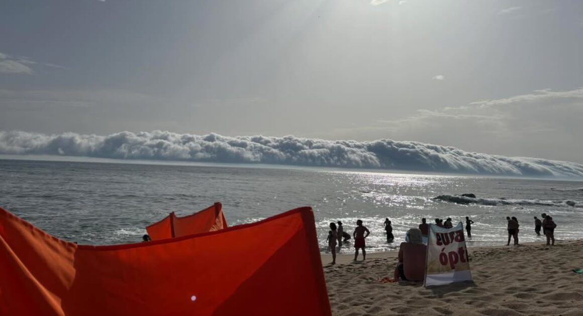 Nuvem gigante da póvoa de varzim "raramente se assiste, muito menos em portugal"