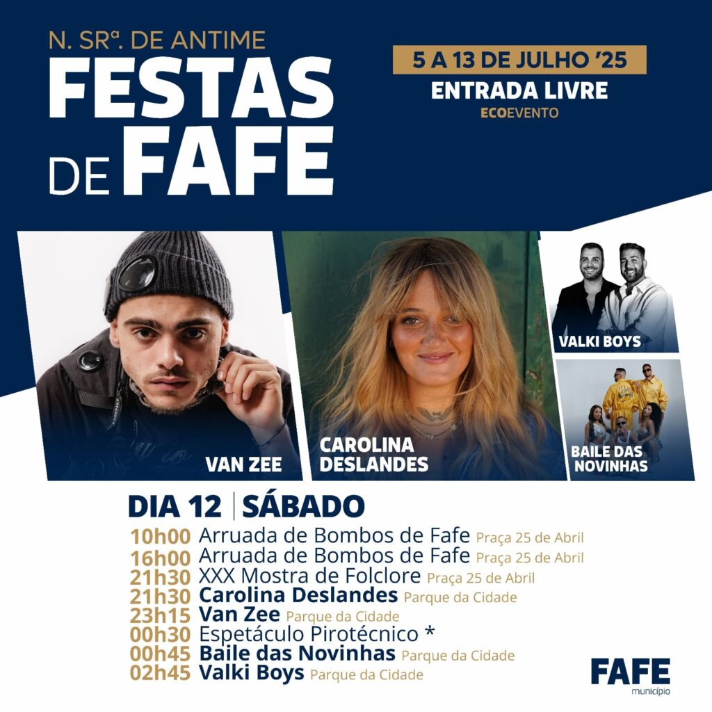 Eis o cartaz das festas de fafe 8 Eis o cartaz das festas de fafe