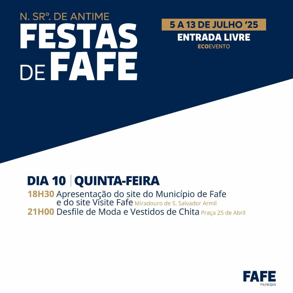Eis o cartaz das festas de fafe 11 Eis o cartaz das festas de fafe