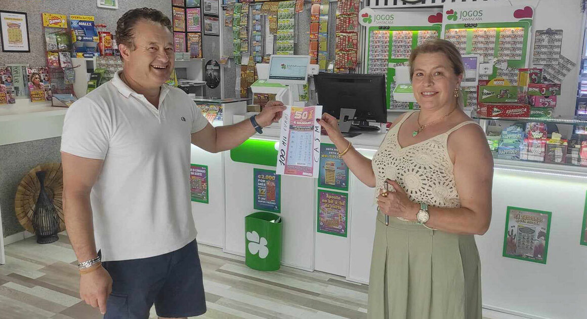 Só ia cumprimentar o dono do quiosque e ganhou 100 mil euros na raspadinha em barcelos