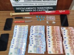 Viana: jovem sem carta apanhado com cocaína, mdma e até um taco de basebol em 'operação stop'