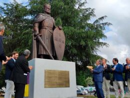 Eis a nova estátua de d. Afonso henriques em ponte de lima