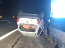 Duas jovens feridas após despiste e capotamento na a28 em barcelos