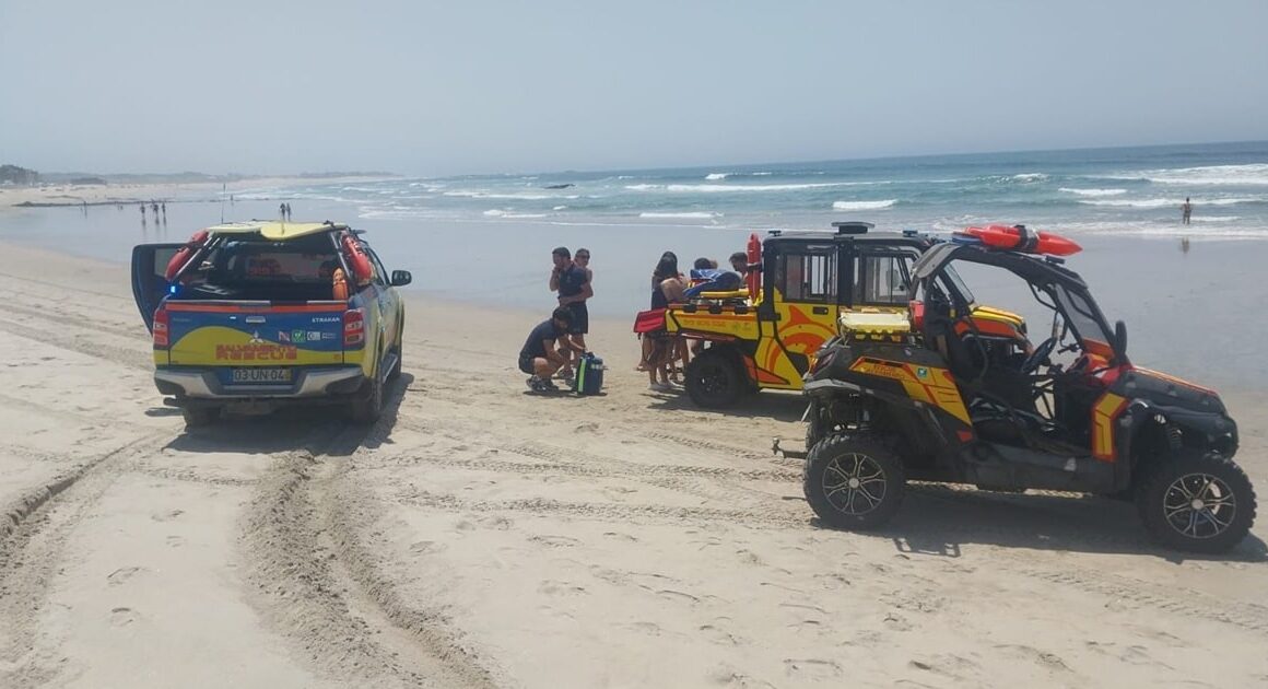 Irmãs de famalicão salvas de afogamento em praia de vila do conde