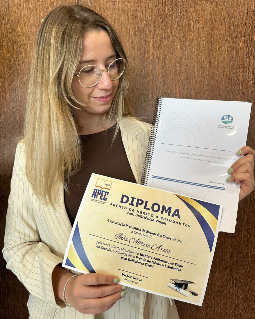 É de esposende e ganhou prémio nacional por estudo sobre envelhecimento e deficiência visual 6 É de esposende e ganhou prémio nacional por estudo sobre envelhecimento e deficiência visual
