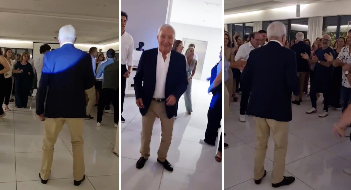 Antigo presidente da câmara de famalicão ainda dança com os funcionários aos 87 anos