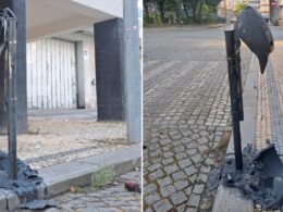 Vandalismo em braga: queimados mais dois caixotes do lixo