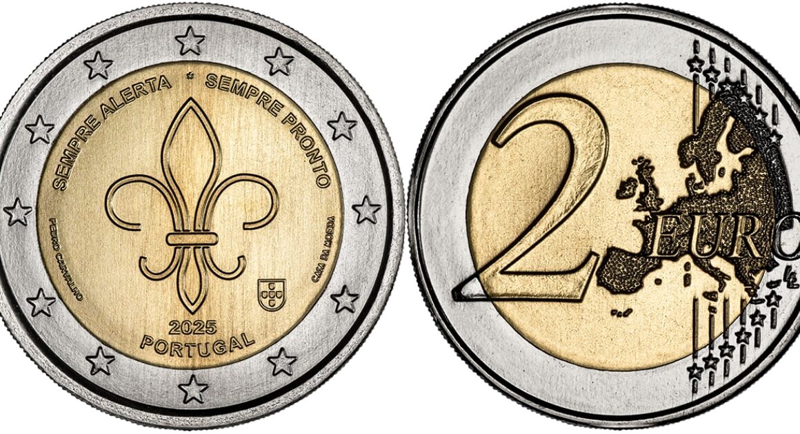 Esta moeda de 2 euros começa hoje a circular em portugal